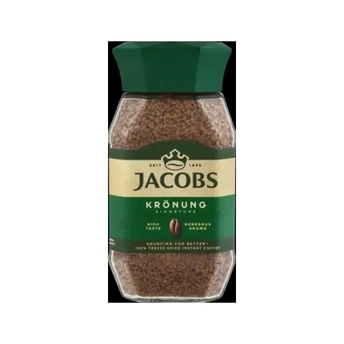 jacobs kronung freeze dried instant coffee 200g