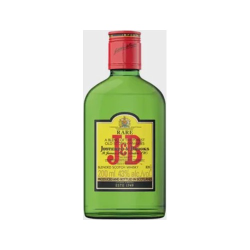 J&b Rare Blended Scotch Whisky Bottle 200ml