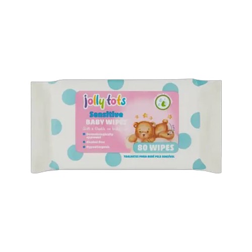 jolly tots sensitive baby wipes 80 pack