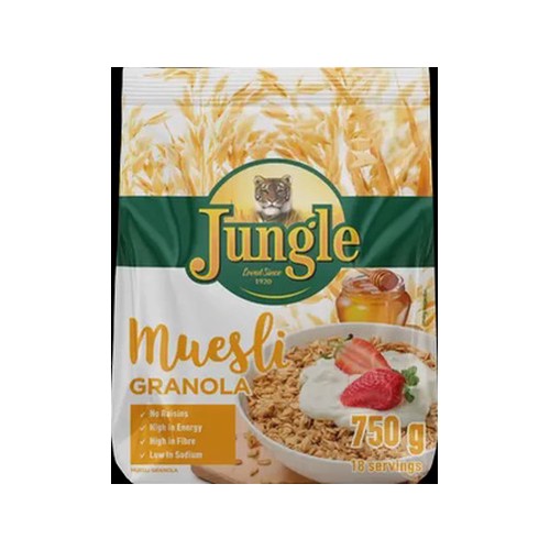 jungle granola muesli 750g