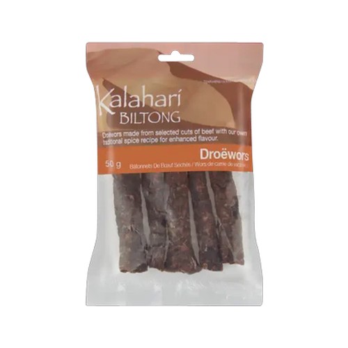 kalahari biltong beef droewors 50g
