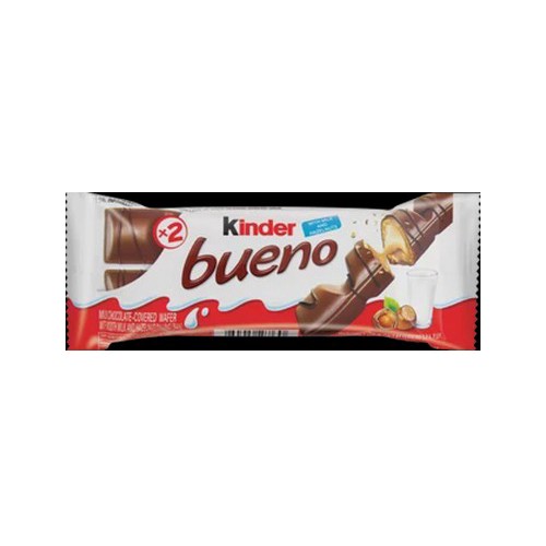 Kinder Bueno Milk Chocolate Covered Wafer Bar 43g