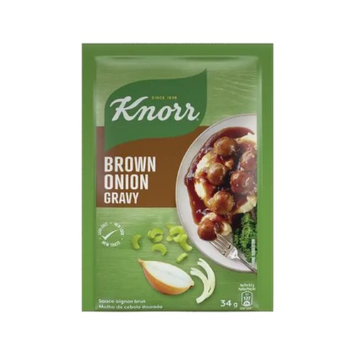 knorr brown onion instant gravy 34g