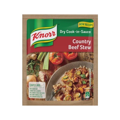 Knorr Hearty Beef Stew With Rosemary Dry Cook-In-Sauce 47g