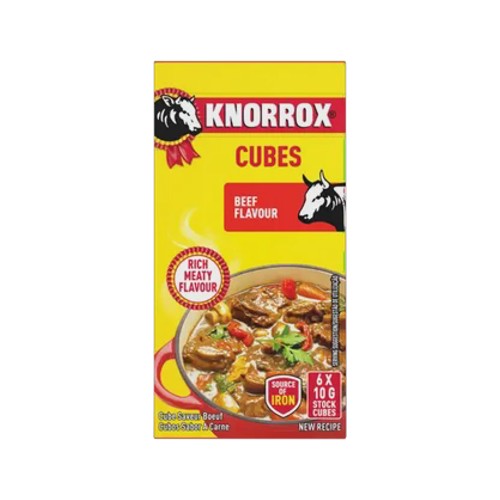 Knorrox Beef Flavoured Stock Cubes 6 x 10g