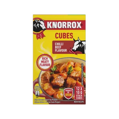 Knorrox Chilli Beef Flavoured Stock Cubes 12 x 10g