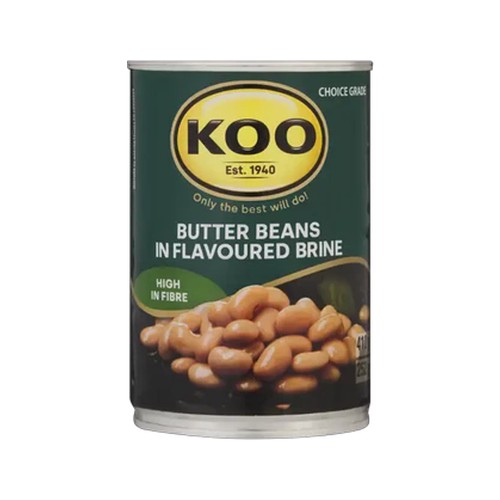 KOO Butter Beans In Brine Can 410g