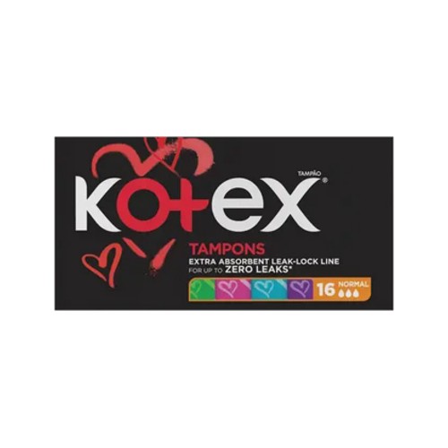 kotex normal total confidence tampons 16 pack