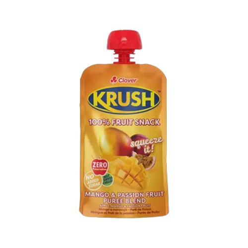 Krush 100 Mango & Passion Fruit Flavoured Fruit Snack 110ml