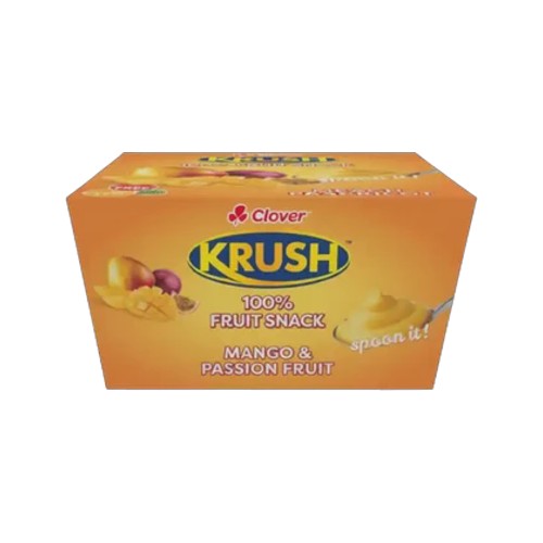 Krush 100 Mango & Passion Fruit Flavoured Fruit Snack 4 x 100g