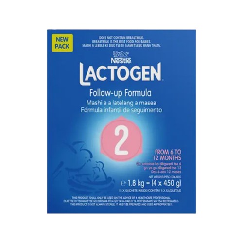 lactogen stage 2 follow-up formula 4 x 450g