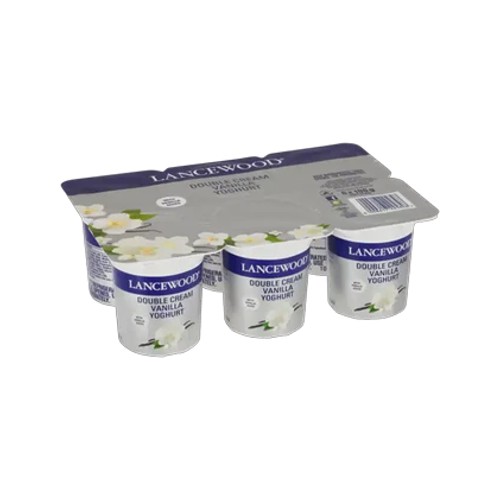 Lancewood Double Cream Vanilla Yoghurt 6 x 100g