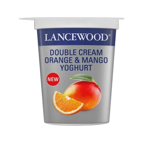 Lancewood Orange & Mango Double Cream Yoghurt 150g