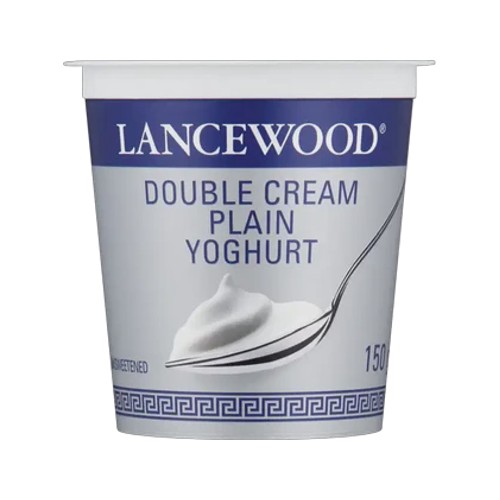 Lancewood Plain Double Cream Yoghurt 150g