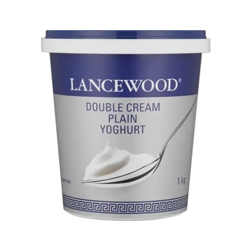 lancewood plain double cream yoghurt 1kg