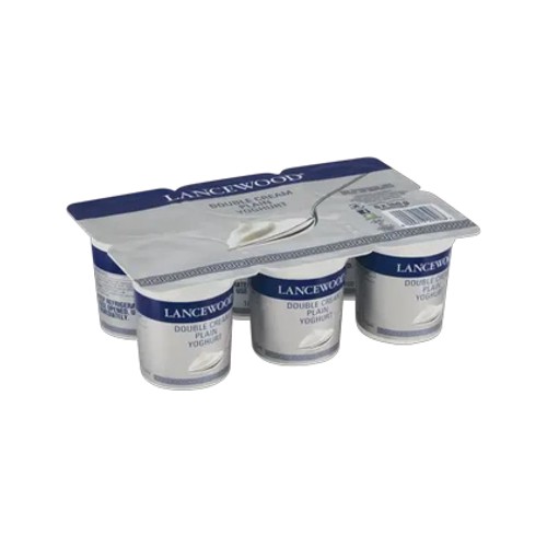 Lancewood Plain Double Cream Yoghurt 6 x 100g