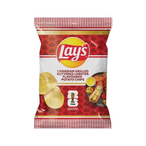 Lays Canadian Grilled Buttered Lobster Flavoured Potato Chips 36g