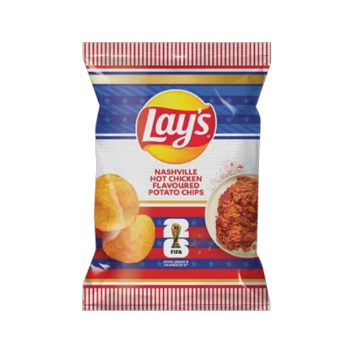 Lays Nashville Hot Chicken Flavoured Potato Chips 36g