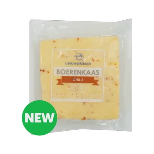 Leeuwenbosch Chilli Full Fat Hard Boerenkaas Cheese 200g