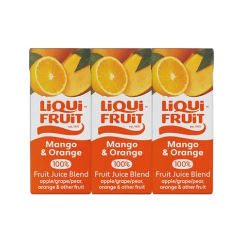 Liqui Fruit Mango & Orange 100 Fruit Juice Blend 6 x 200ml