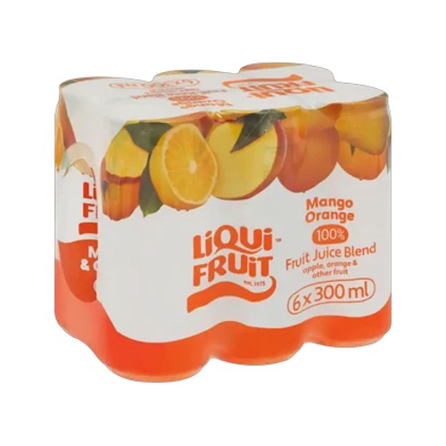 Liqui Fruit Mango & Orange 100 Fruit Juice Blend 6 x 300ml