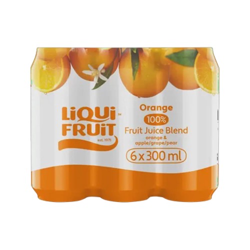 Liqui Fruit Orange 100 Fruit Juice Blend 6 x 300ml