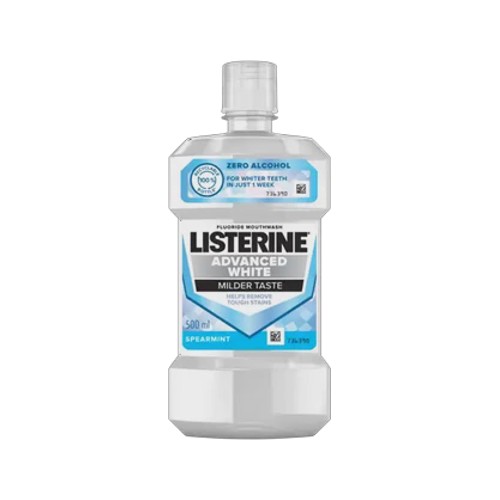 listerine spearmint advanced white mouthwash 500ml