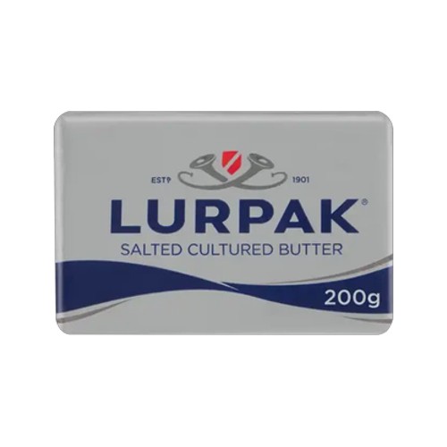 lurpak salted cultured butter 200g