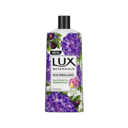 lux botanicals fig extract and geranium oil moisturizing body wash 750ml