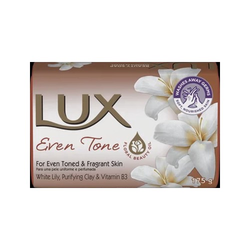 Lux Even Tone Cleansing Bar Soap 175g
