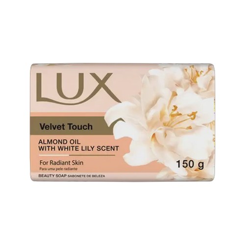 lux velvet touch beauty bar soap 150g