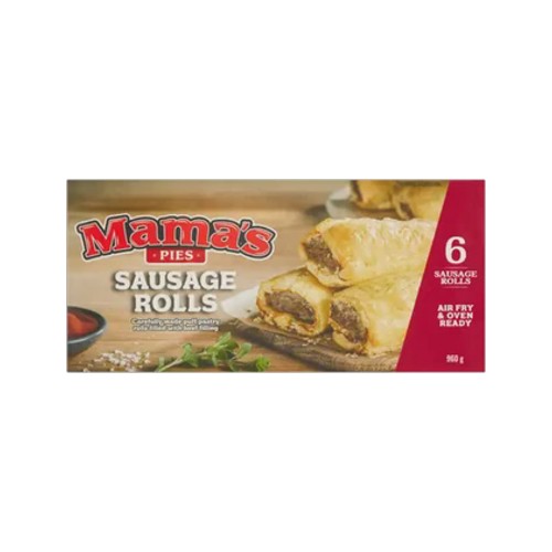 Mamas Pies Frozen Sausage Rolls 6 pack