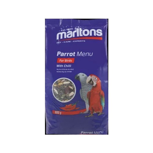 Marltons Chilli Parrot Food 800g