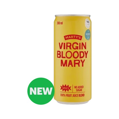 Martys Virgin Bloody Mary 100 Fruit Juice Blend 300ml