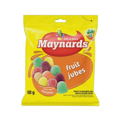 Maynards Fruit Jubes 100g