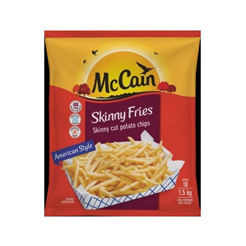 McCain Frozen American Style Skinny Fries 1.5kg