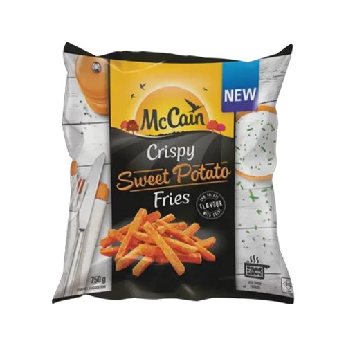 McCain Frozen Crispy Sweet Potato Fries 750g