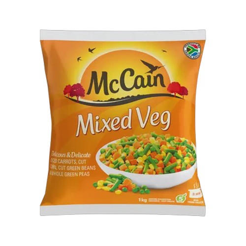 McCain Frozen Mixed Vegetables 1kg