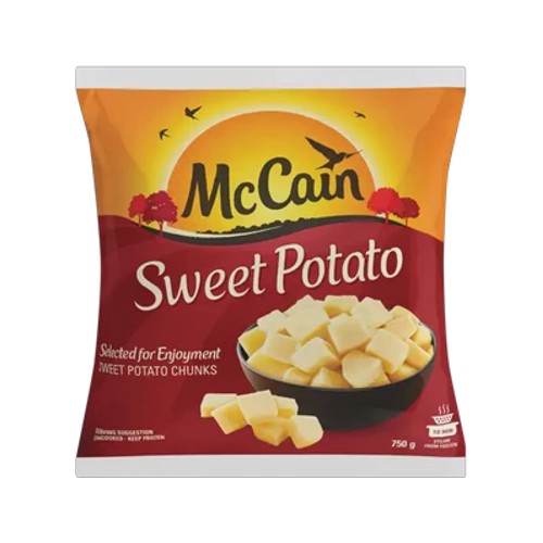 mccain frozen sweet potatoes 750g