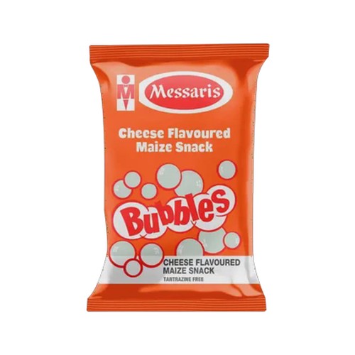 Messaris Bubbles Cheese Flavoured Maize Snack 100g