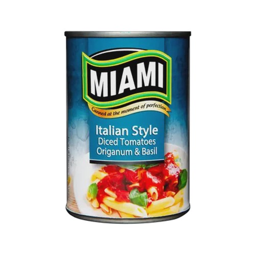miami italian style italian style diced tomatoes 410g