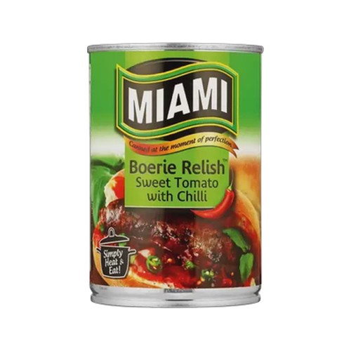 miami sweet tomato with chilli boerie relish 450g