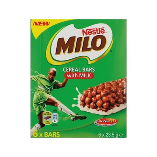 Milo Cereal Bar Pack 6 x 23.5g
