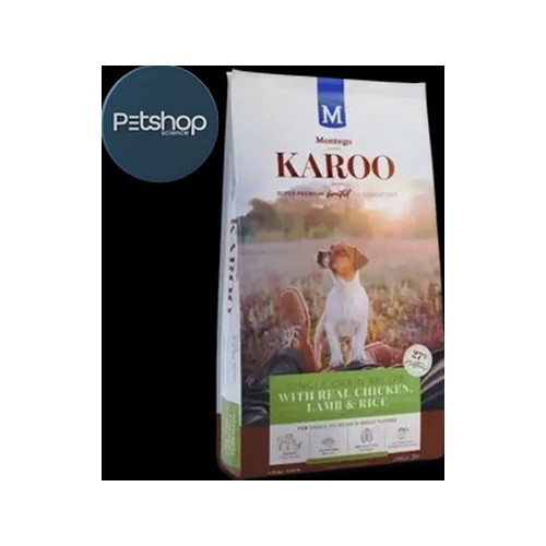Montego Karoo Chicken, Lamb & Rice Small To Medium Breed Dry Puppy Food 1.75kg