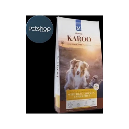 Montego Karoo Chicken & Lamb Senior Dry Dog Food 15kg