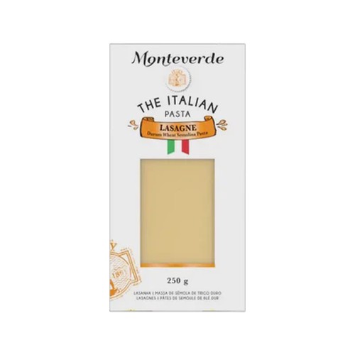 monteverde the italian pasta lasagne 250g