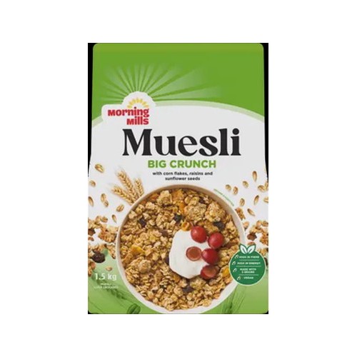 morning mills big crunch muesli 15kg