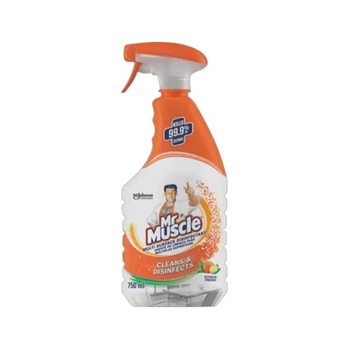 mr muscle citrus fresh multi surface disinfectant 750ml