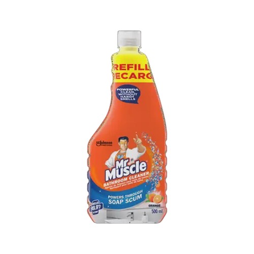 mr muscle orange bathroom cleaner refill 500ml