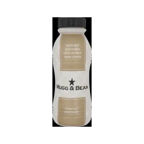 Mugg & Bean Hazelnut Flavoured Low Fat Milk with Coffee 300ml